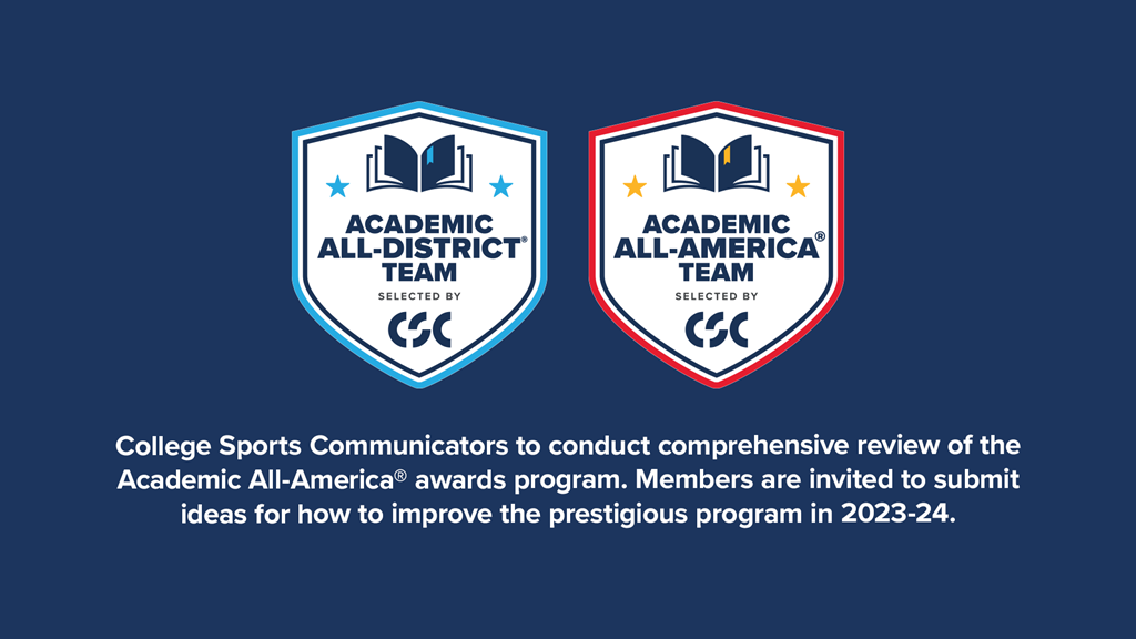 Academic All-America awards program working group update